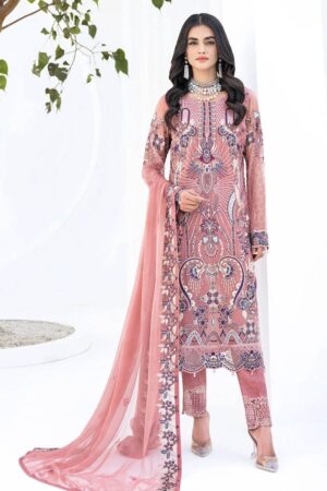Ramsha Chiffon V06 A 604 Chevron