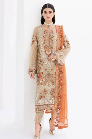 Ramsha Chiffon V06 A 605 Chevron
