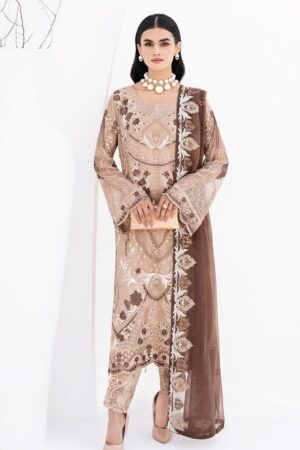 Ramsha Chiffon V06 A 610 Chevron