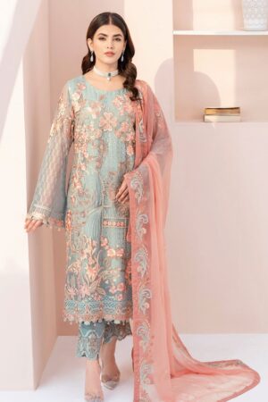 Ramsha Chiffon V06 A 612 Chevron