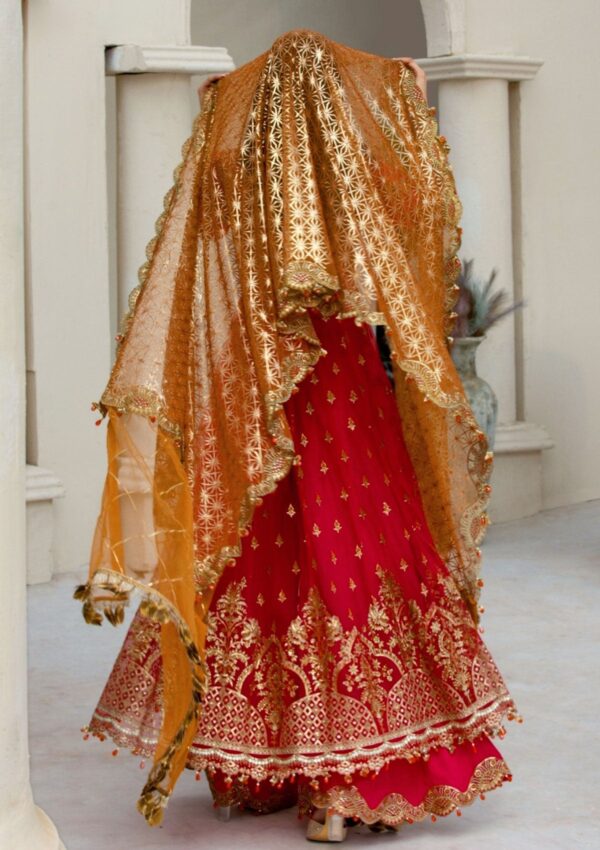 Rubaaiyat Crimson D 01 Handwork Wedding 23 Formal Collection - Image 2