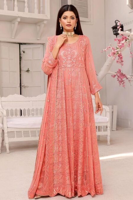 Rubaaiyat D 1 B Chiffon With Sequence