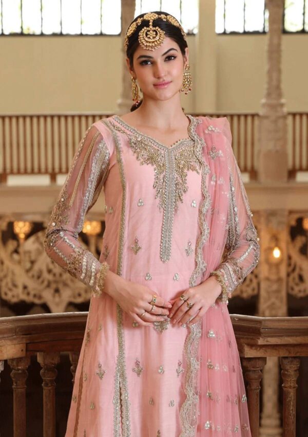 Saadia Asad Unstitched Ssh 3 Handworked