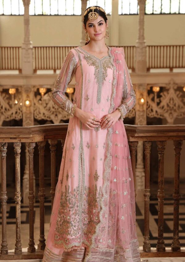 Saadia Asad Unstitched Ssh 3 Handworked