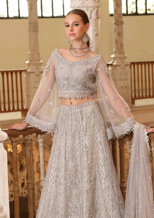 Saadia Asad Unstitched Ssh 4 Handworked