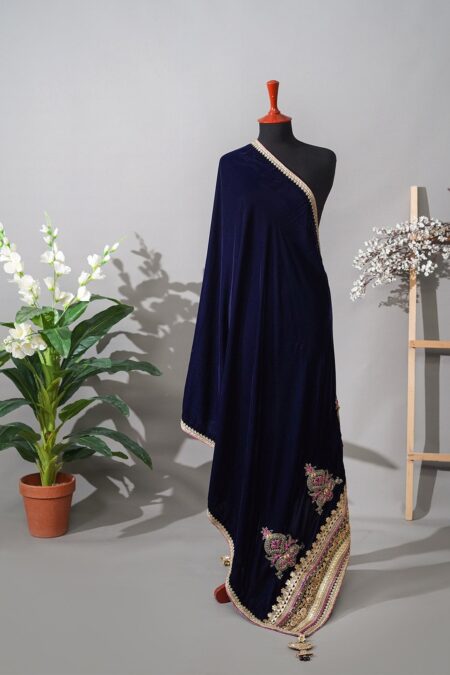 Sadias D 11 Velvet Shawl 