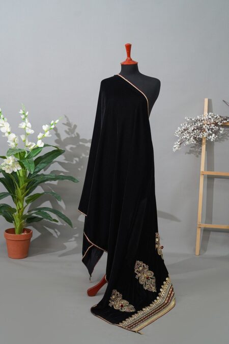 Sadias D 13 Velvet Shawl 