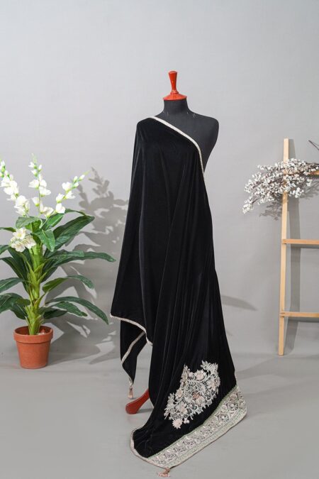 Sadias D 14 Velvet Shawl 