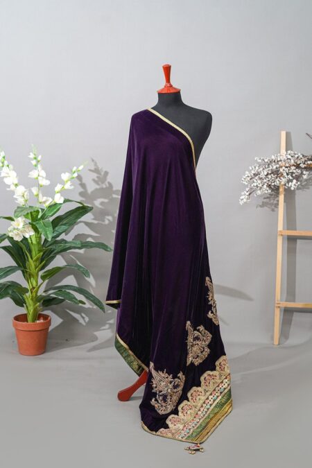 Sadias D 20 Velvet Shawl 