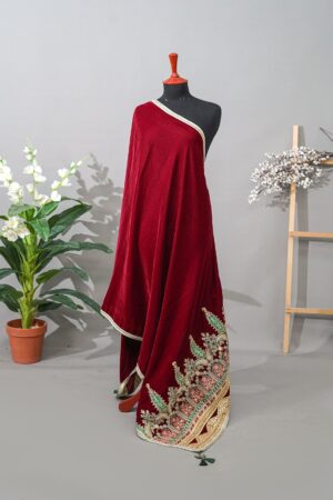 Sadias Collection D 25 Velvet Shawl Formal Collection