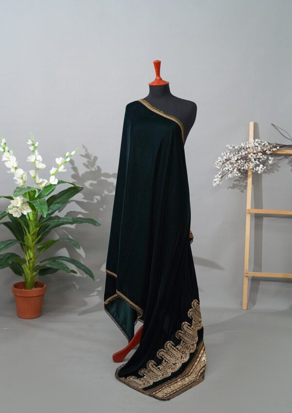 Sadias Collection D 27 Velvet Shawl Formal Collection