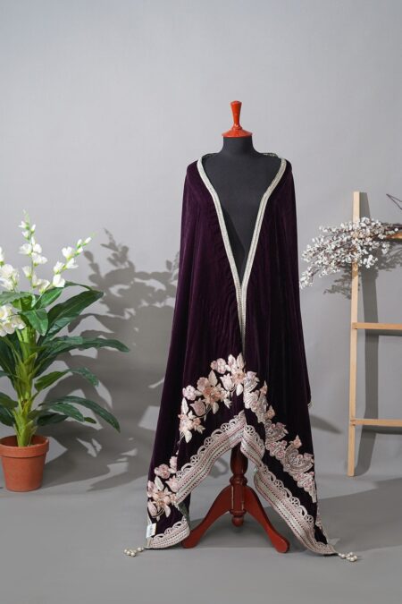 Sadias D 28 Velvet Shawl 