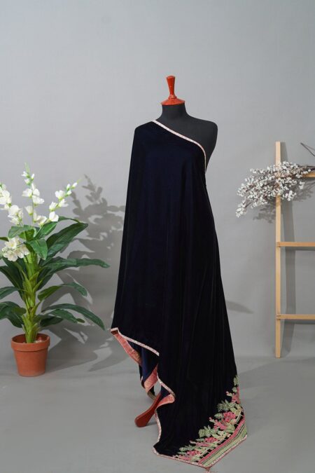 Sadias D 32 Velvet Shawl 