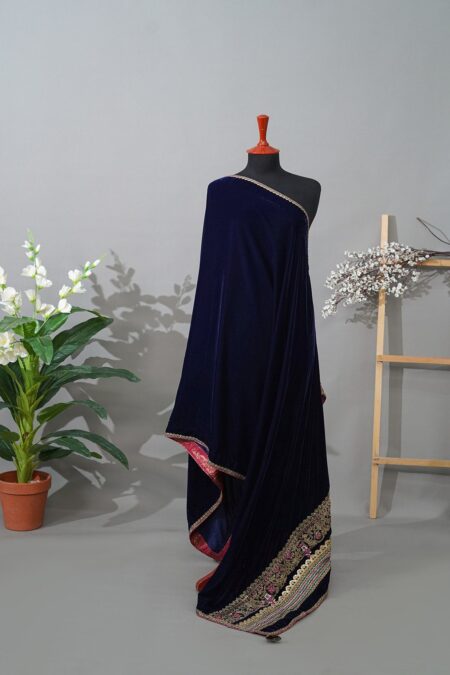 Sadias D 37 Velvet Shawl 