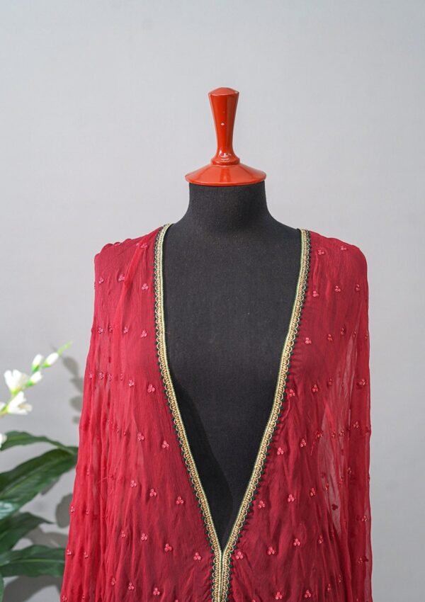 Sadias Collection D 40 Chiffon Shawl Formal Collection - Image 2