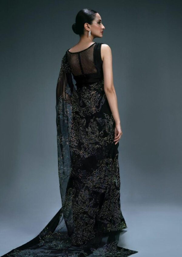 Sidra Fahad Black Elienna 24 Pret Collection - Image 2