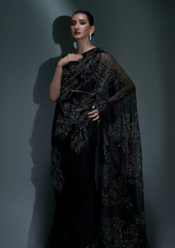 Sidra Fahad Black Elienna 24 Pret Collection