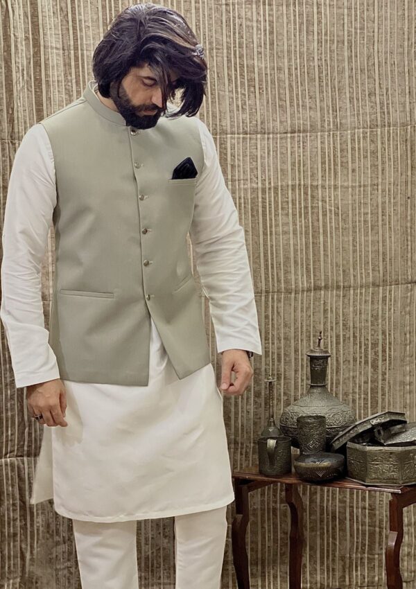 T Waistcoat Suit Rwt 1140 Ark Apparel Stitched Collection - Image 2