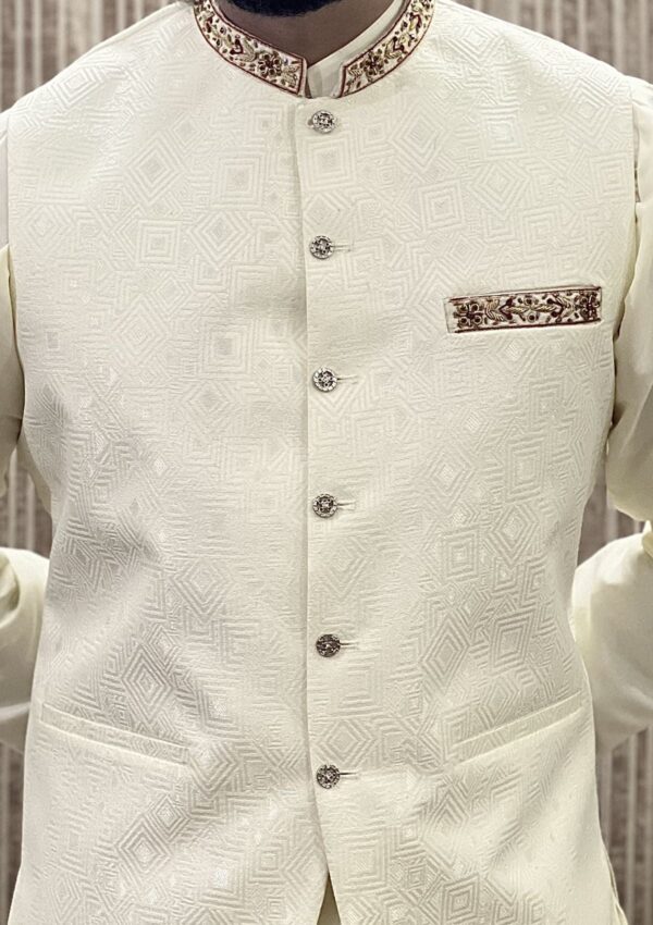 T Waistcoat Suit Rwt 1200 Ark Apparel Stitched Collection - Image 2
