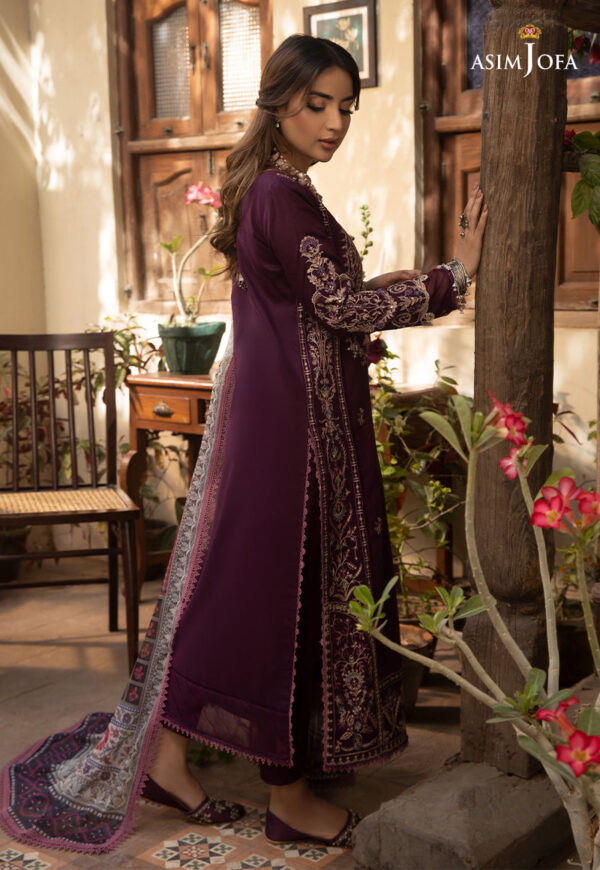 Asim Jofa Ajzb-02 Embroidered Cambric