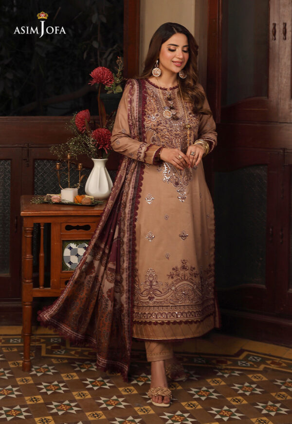 Asim Jofa Ajzb-20 Embroidered Cambric