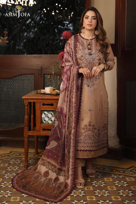 Asim Jofa Ajzb-20 Embroidered Cambric 