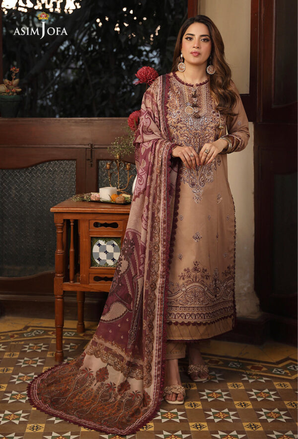Asim Jofa Ajzb-20 Embroidered Cambric
