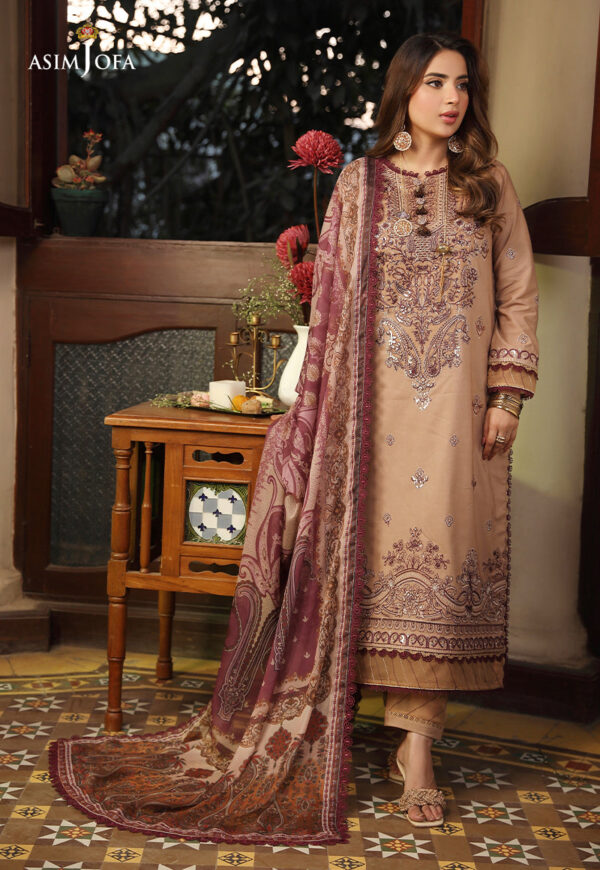 Asim Jofa Ajzb-20 Embroidered Cambric