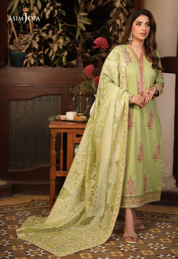 Asim Jofa Ajzb-24 Embroidered Cambric