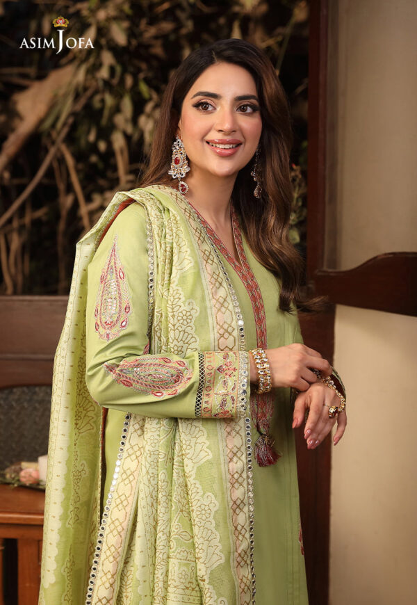 Asim Jofa Ajzb-24 Embroidered Cambric