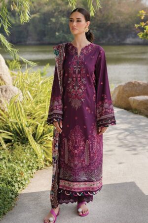 Xenia Xll 11 Violet Luxury Unstitched 25 Lawn