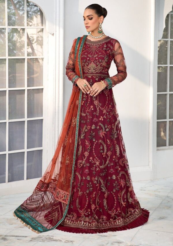 Zarif Chiffon Zdl 01 Rouche De Luxury