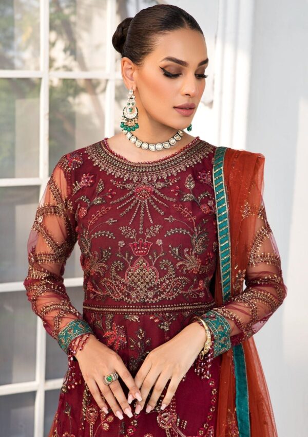 Zarif Chiffon Zdl 01 Rouche De Luxury