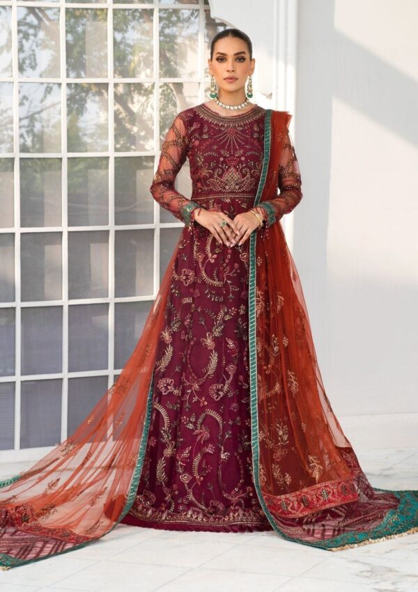 Zarif Chiffon Zdl 01 Rouche De Luxury