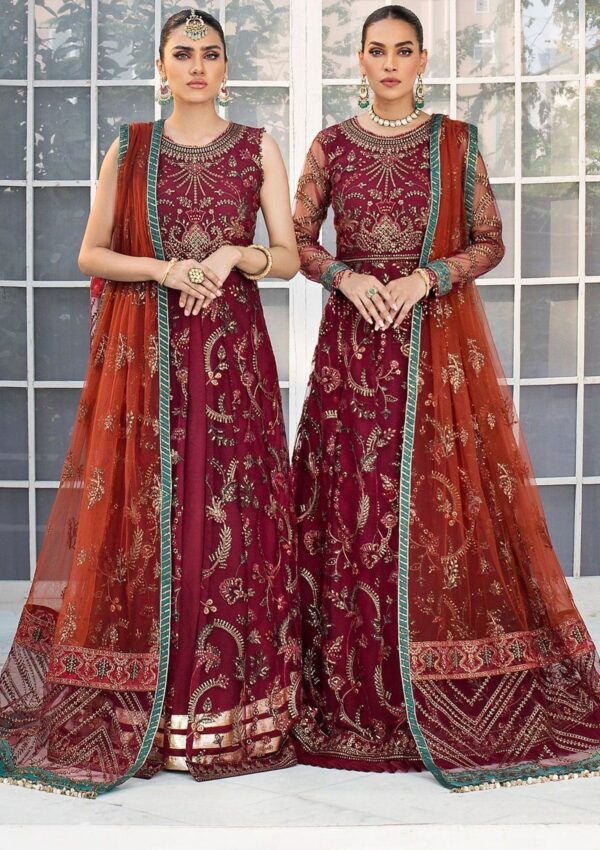 Zarif Chiffon Zdl 01 Rouche De Luxury