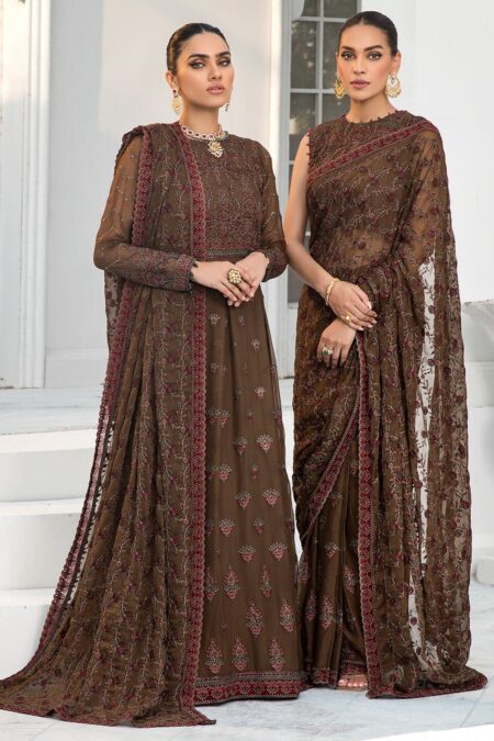 Zarif Chiffon Zdl 05 Hazel Wood De Luxury