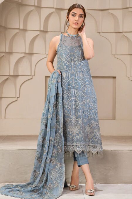 Zarif Festive Zf 05 Blue Bell Falak