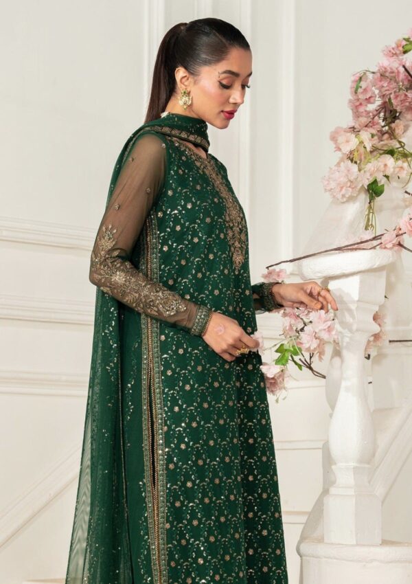 Zarif Unstitched 25 Znaf 03 Melisa Nafees Formals - Image 5