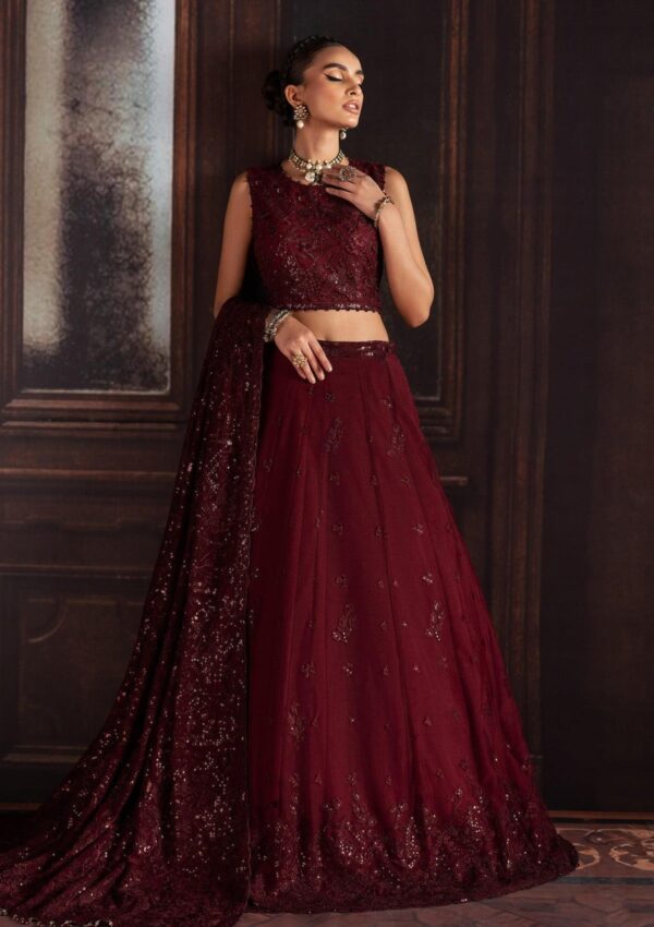 Zarif Wedding Zw24 02 Mabel Rouge Formal Collection