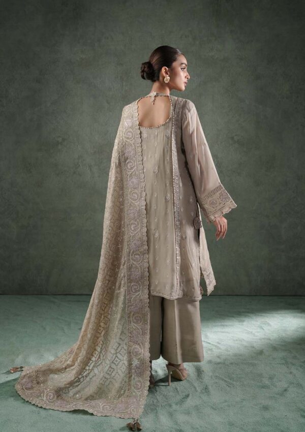 Zarqash Festive Chiffon Zq24 7A Hazel Lakhnawi Formal Collection - Image 3