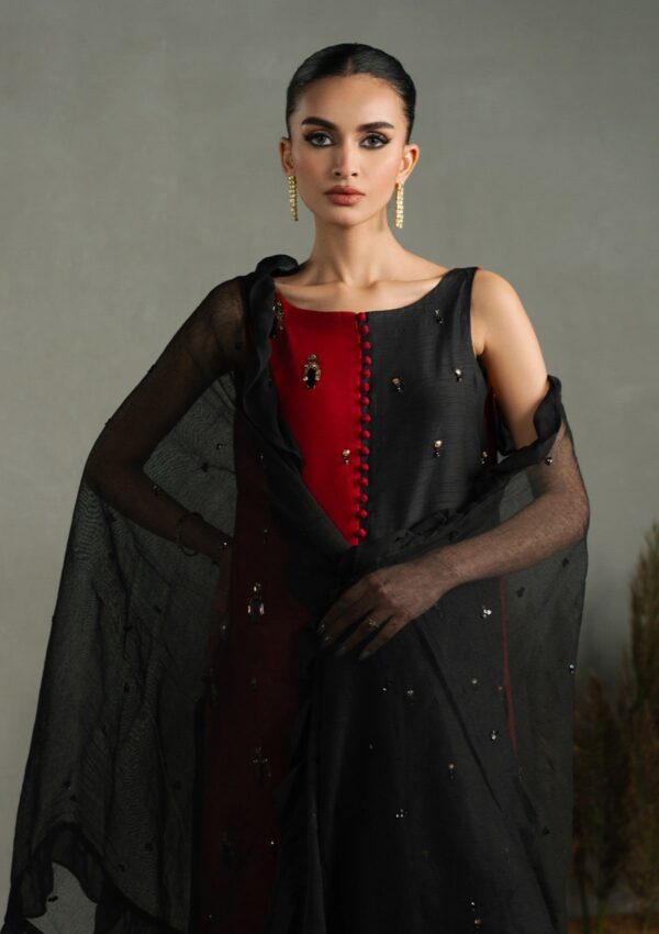 Zarqash Zqs25 23 Crimsyn Silk Edit Pret Collection - Image 3