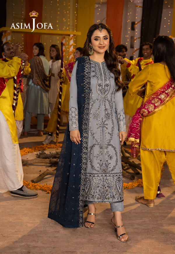 Asim Jofa Ajdab-08 Embroidered