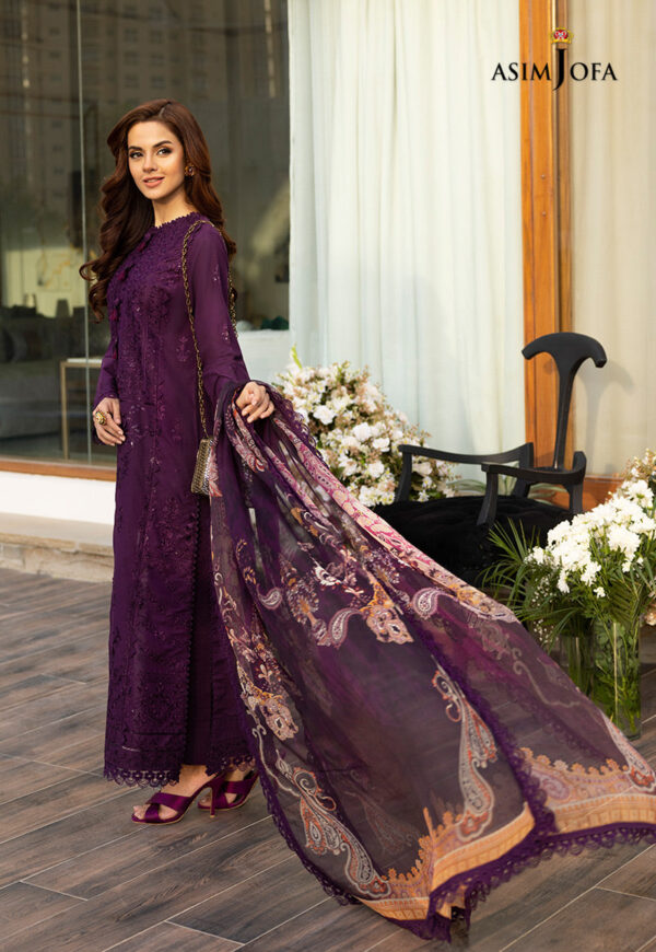 Asim Jofa Ajaa-01 Embroidered Lawn