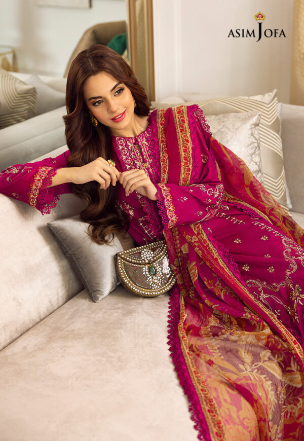 Asim Jofa Ajaa-05 Embroidered Lawn