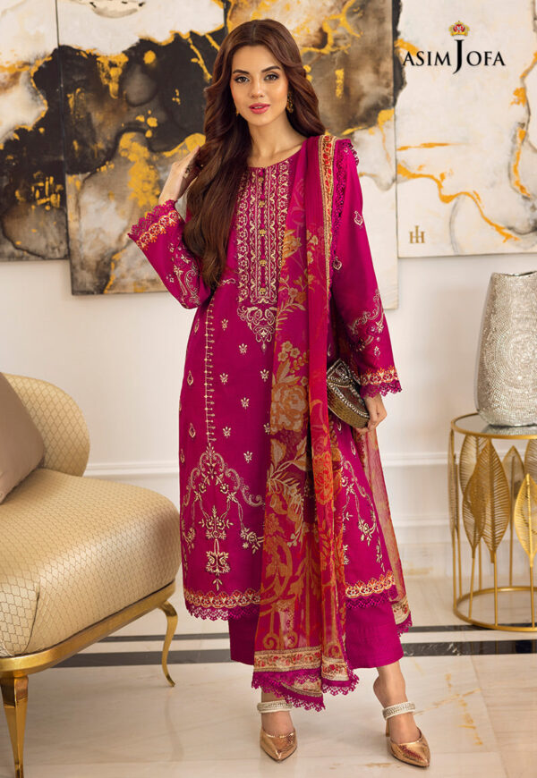 Asim Jofa Ajaa-05 Embroidered Lawn