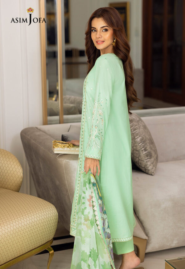 Asim Jofa Ajaa-07 Embroidered Organza