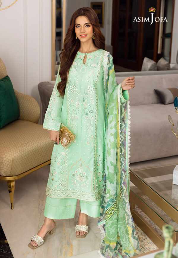 Asim Jofa Ajaa-07 Embroidered Organza