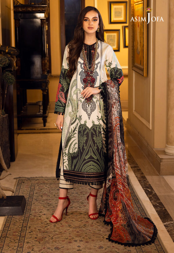 Asim Jofa Ajaa-11 Embroidered Lawn