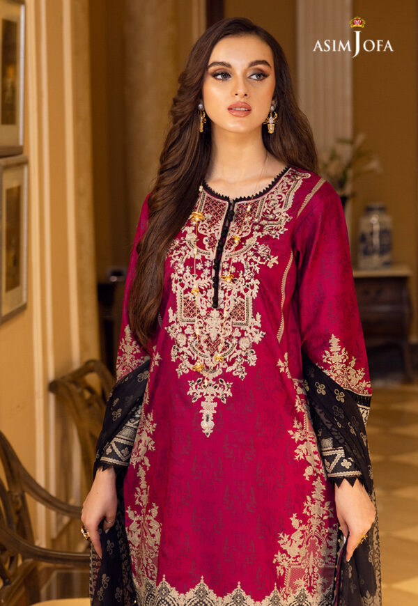 Asim Jofa Ajaa-12 Embroidered Lawn
