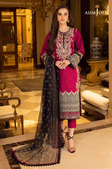 Asim Jofa Ajaa-12 Embroidered Lawn 